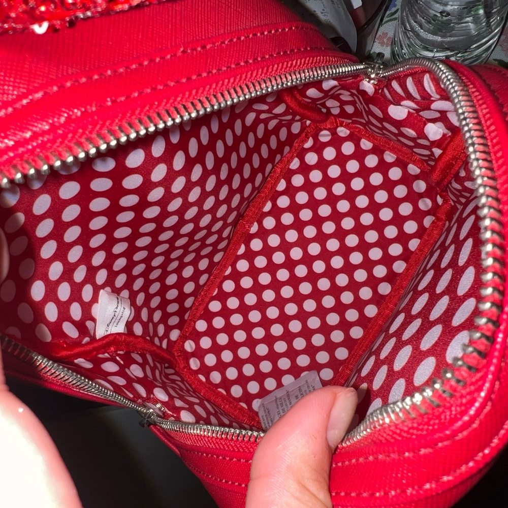 Loungefly Red Backpack With Adjustable Straps And… - image 5